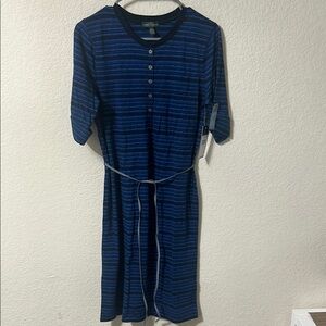 Ralph Lauren Blue Striped Dress